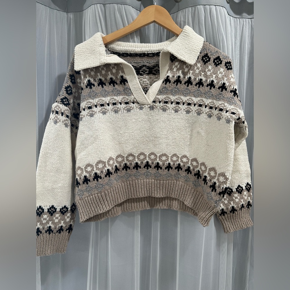 Marshalls V-Neck Sweater Crop Sweater